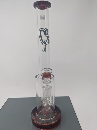 Custom creations pink wobble worked bowl C2